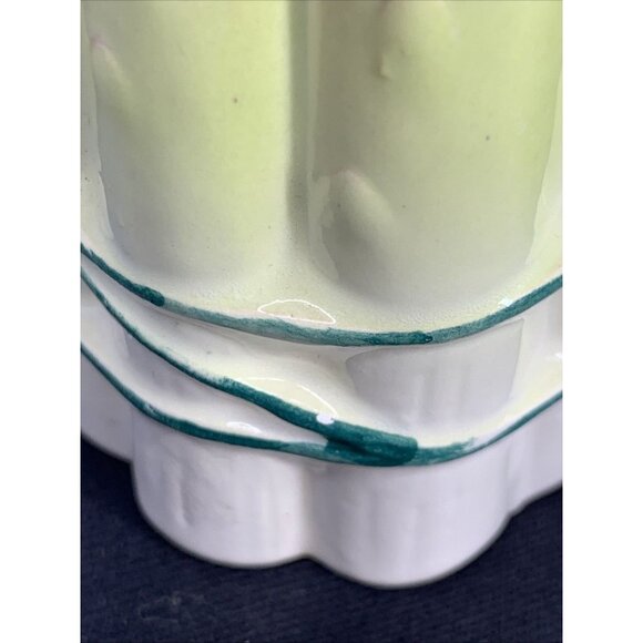 Holt Howard Asparagus Bunches Salt and Pepper Shakers Ceramic 3" Vtg FLAW - Picture 10 of 11